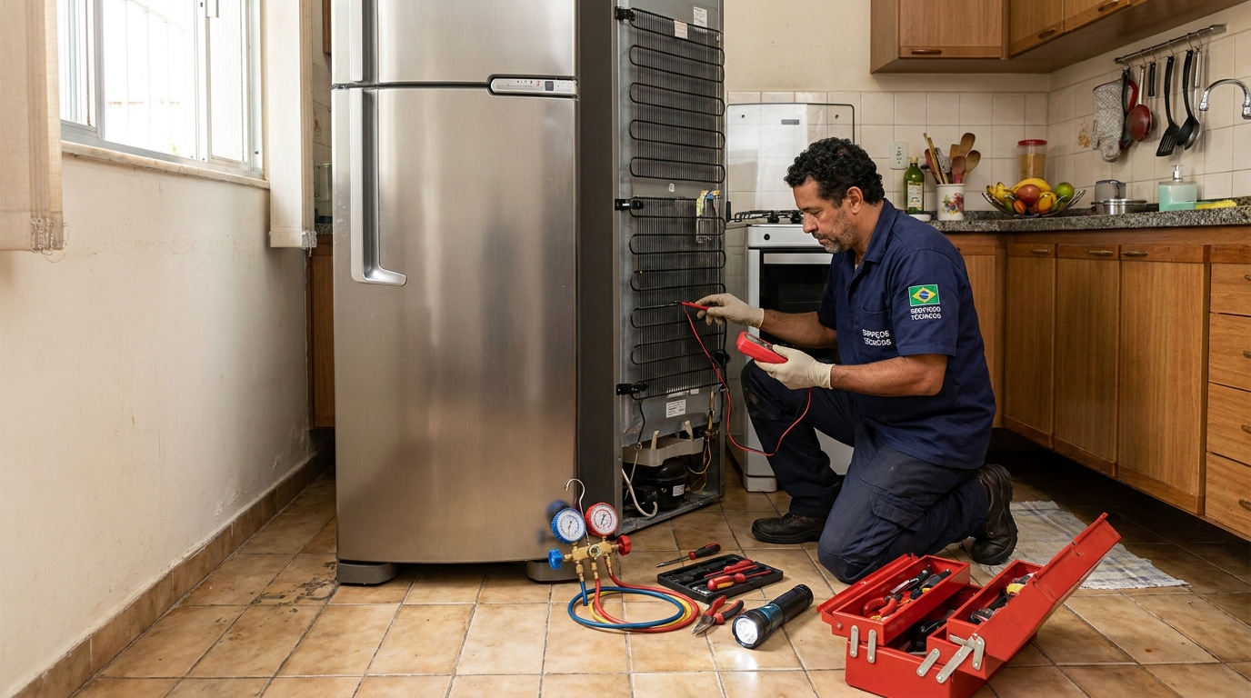 Manutenção na refrigeração em Santos-SP